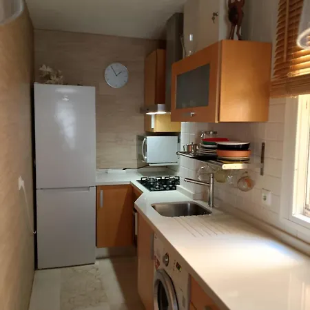 Acogedor Centro Playa 2habtn,aa-wifi-parking Gratis Calle Apartment *