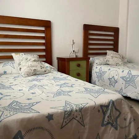 Acogedor Centro Playa 2habtn,aa-wifi-parking Gratis Calle *